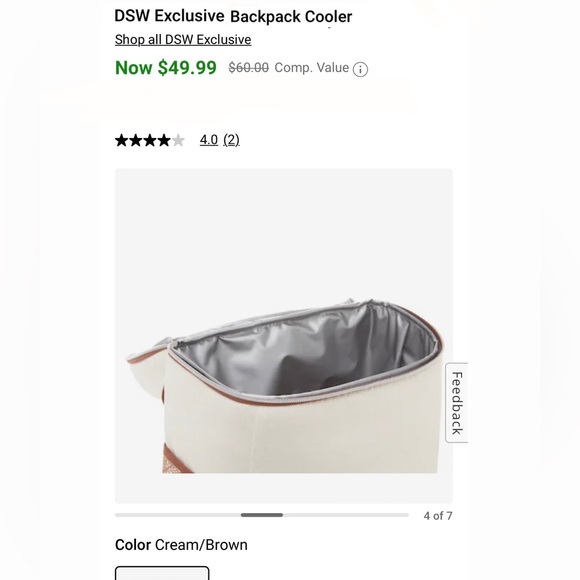 NWT Camuto DSW Exclusive Backpack Cooler - Picture 10 of 16